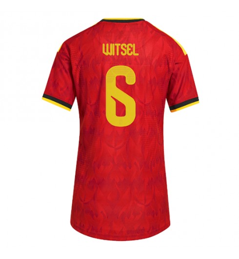 Belgie Axel Witsel #6 Domácí Dres pro Dámské MS 2026 Krátký Rukáv Belgie Axel Witsel #6 Domácí Dres pro Dámské MS 2026 Krátký Rukáv